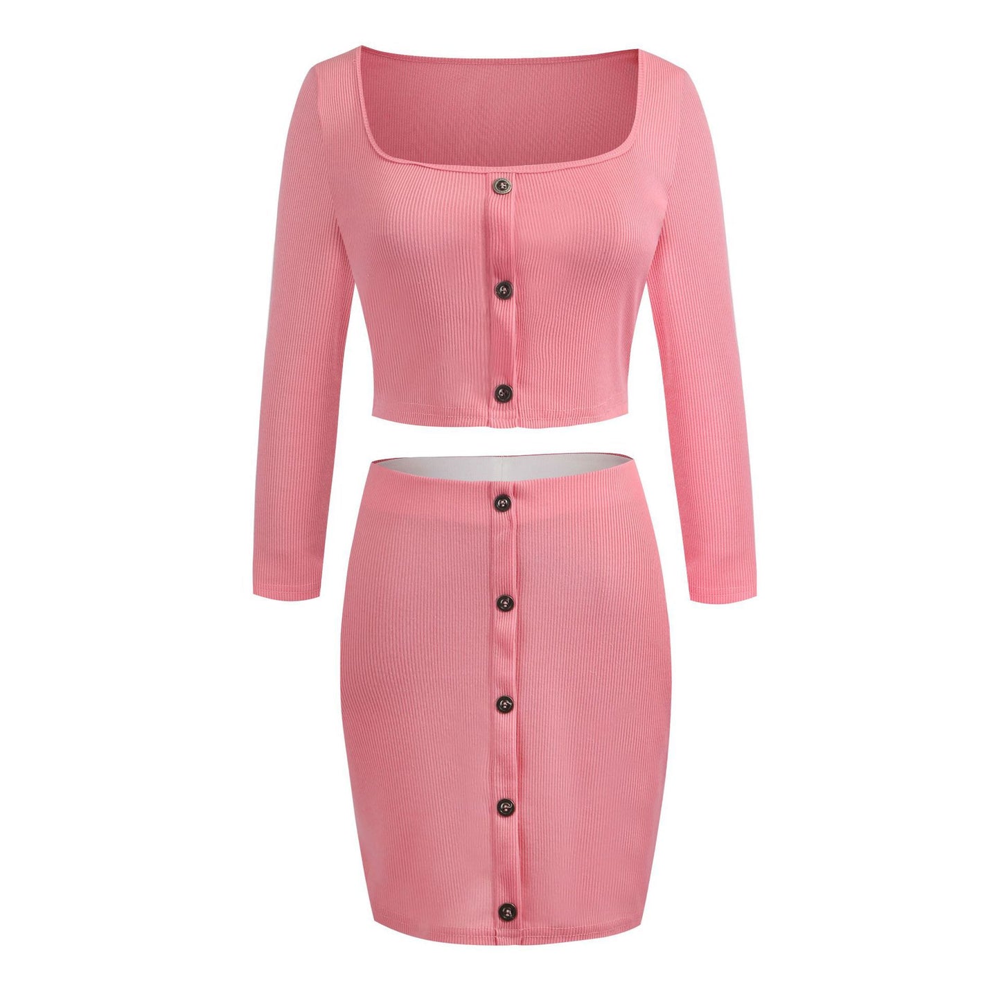 Off-shoulder Long Sleeve Short Dress Suit Women