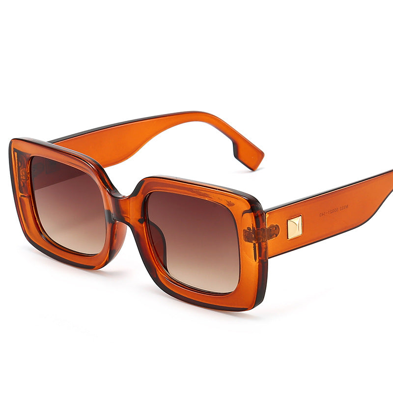 Fashion Translucent PC Full Frame Sunglasses