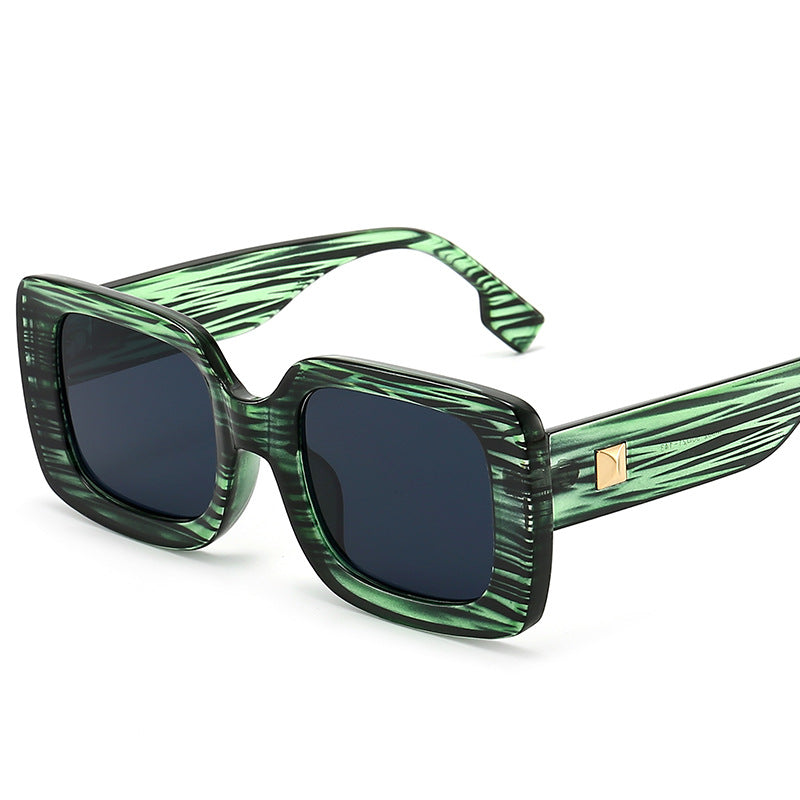 Fashion Translucent PC Full Frame Sunglasses